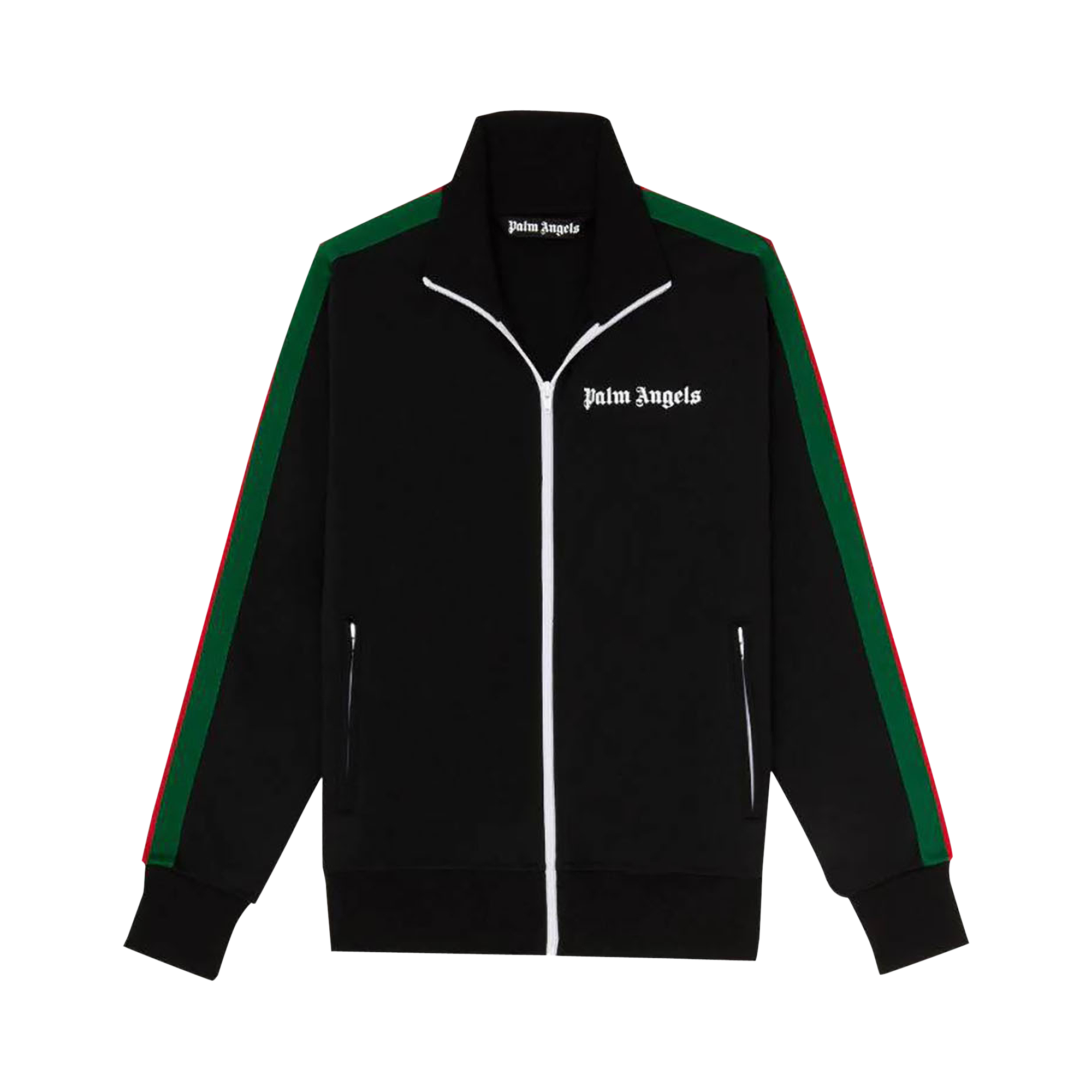Pre-owned Palm Angels College Track Jacket 'black/green'