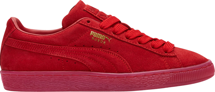 Buy Wmns Suede Classic 'Mono Gold - Red' - 381587 01 | GOAT