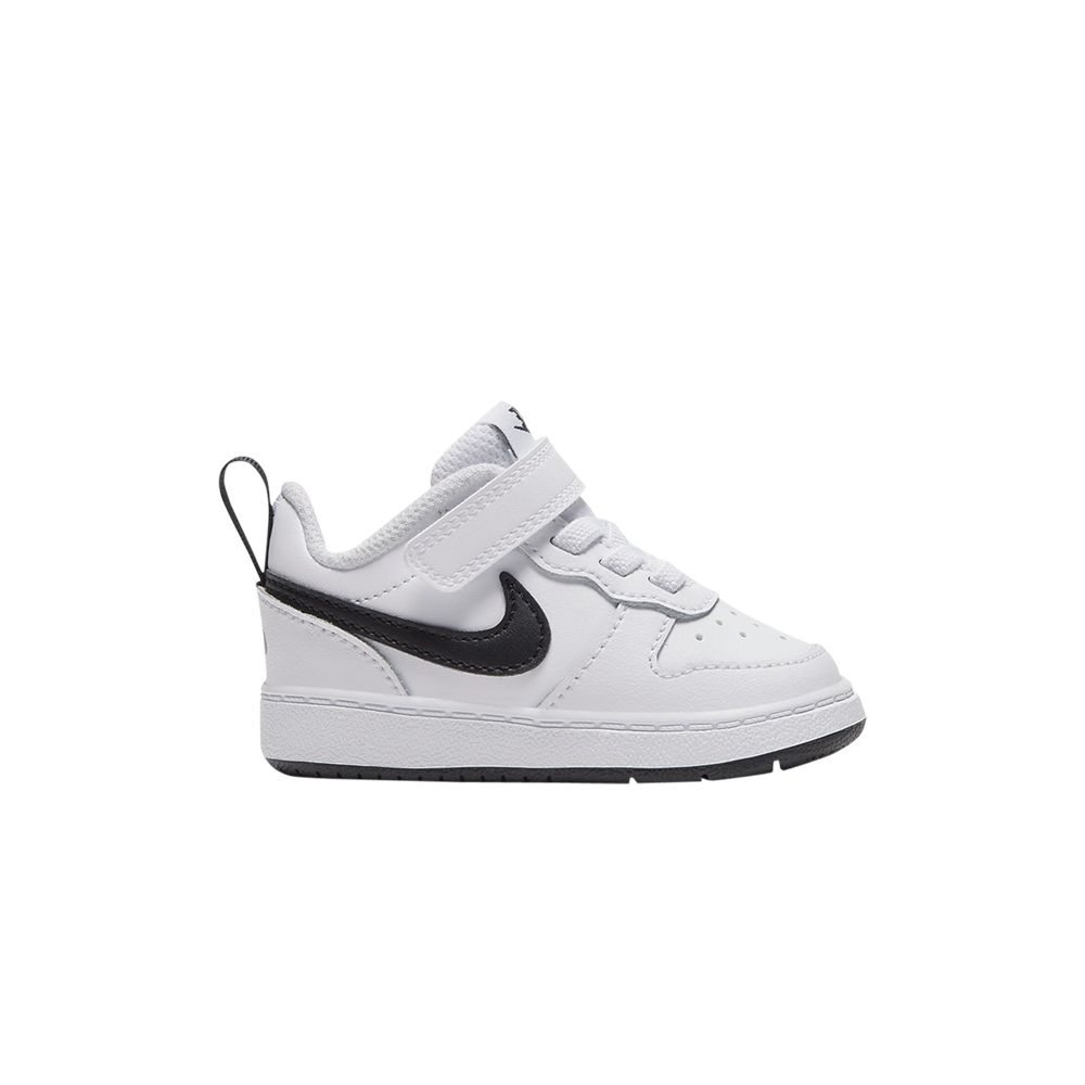 Pre-owned Nike Court Borough Low 2 Td 'white Black' | Infant Size 6
