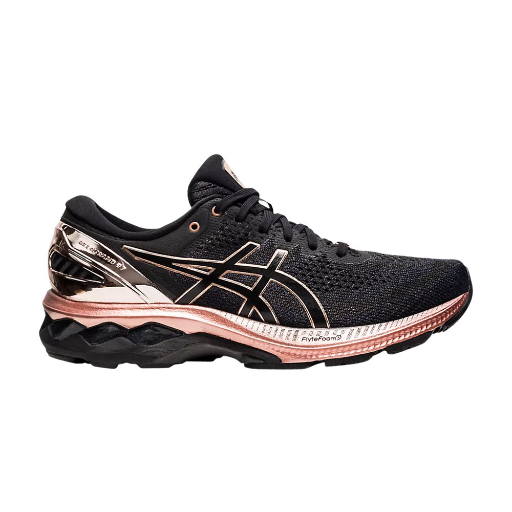 Pre-owned Asics Wmns Gel Kayano 27 'black Rose Gold'