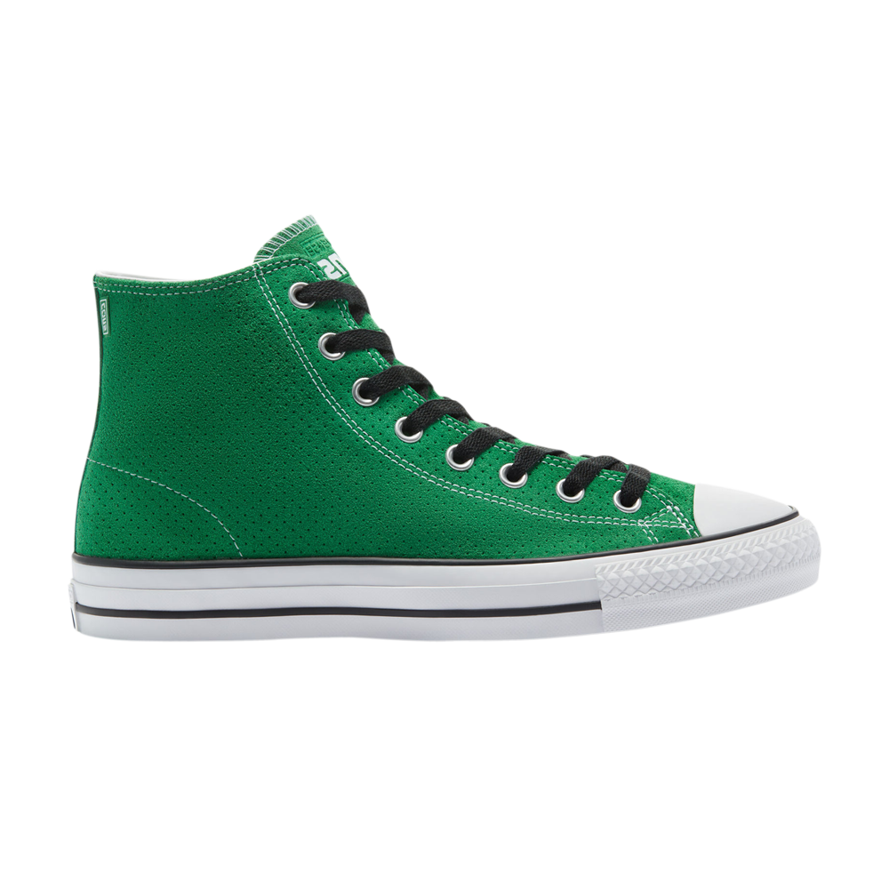 Pre-owned Converse Chuck Taylor All Star Pro High 'perforated Suede - Green'
