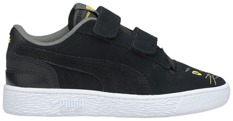 Puma Ralph Sampson Low Jr Animals   Black Cat