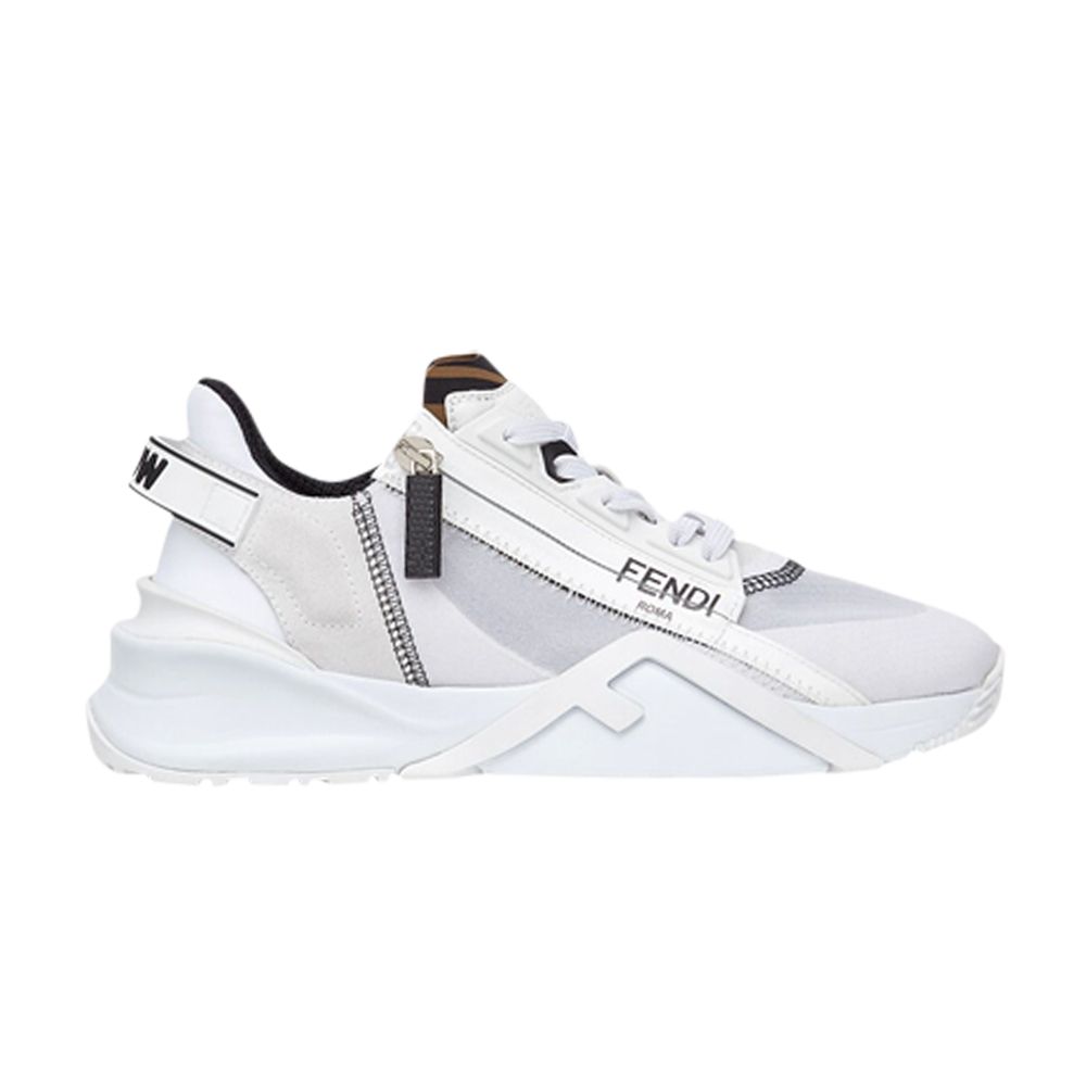 Pre-owned Fendi Wmns Flow Low 'white'
