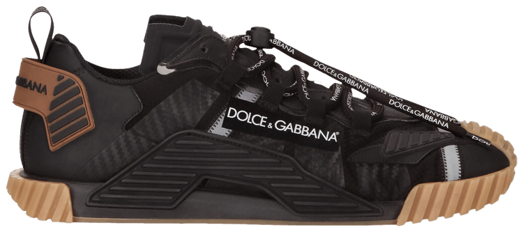 スニーカー Dolce & Gabbana CS1770 AJ969 MIXED-MATERIAL NS1 Sneakers Buy Dolce & Gabbana NS1 'Black Brown' - CS1770 AJ969 8B956