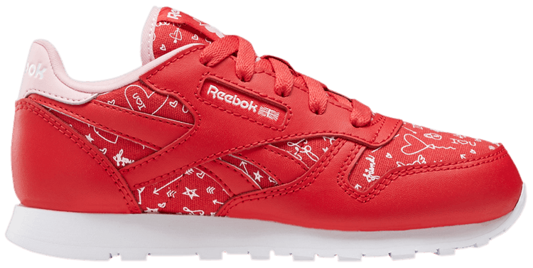 Reebok Classic Leather J Valentines Day   Vector Red