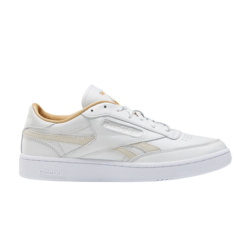 Click to view more detailed imagery on our partner's website Pre-owned Reebok Club C Revenge 'white Gold Metallic'