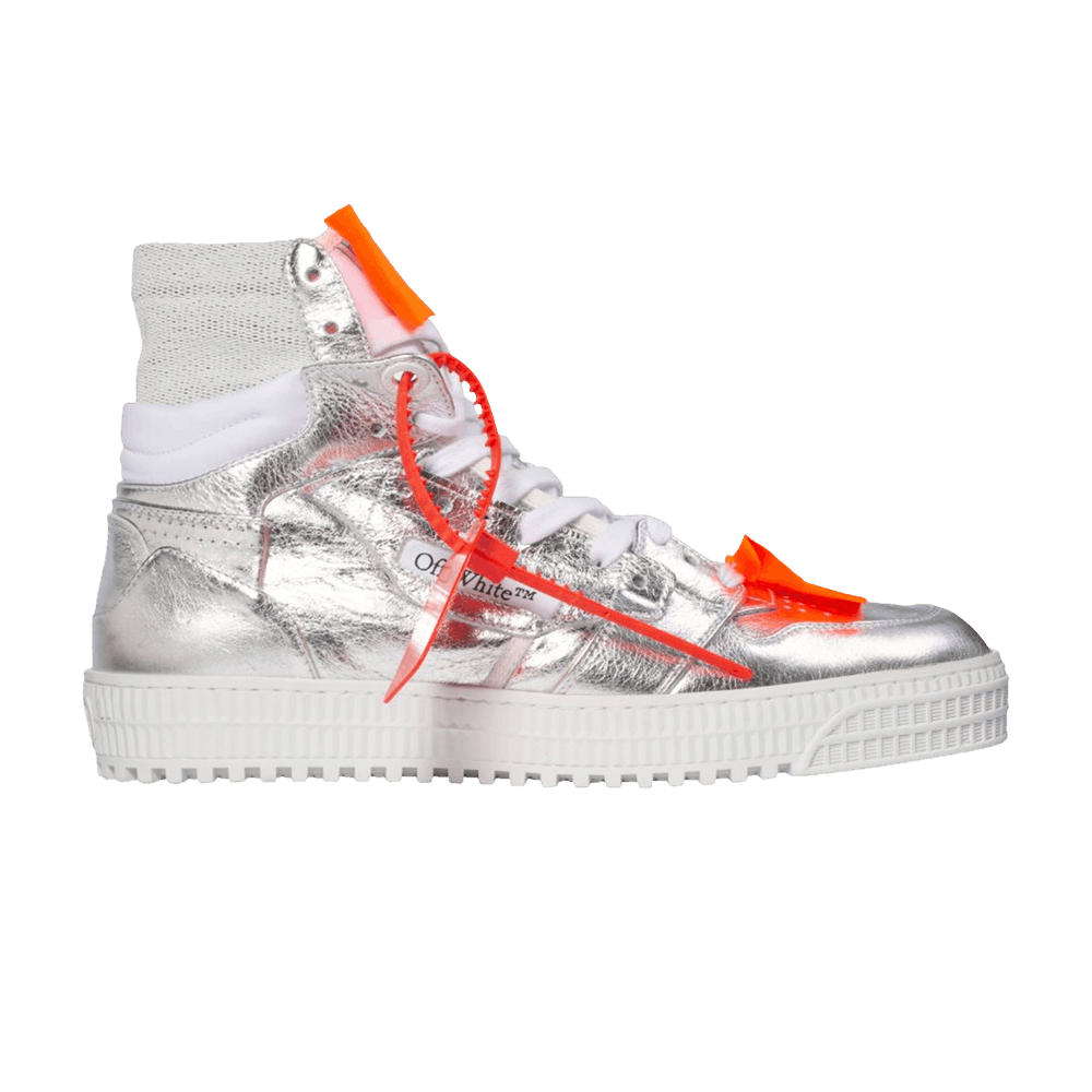 off white silver sneakers