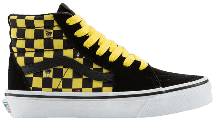 Vans sk9 2025 hi kids yellow