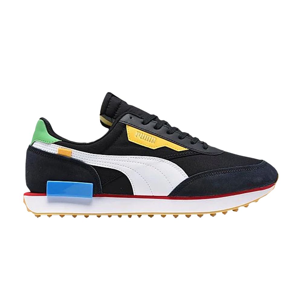 Puma Future Rider Union 'Black Sharp Green' | Men's Size 12 - 368767-02