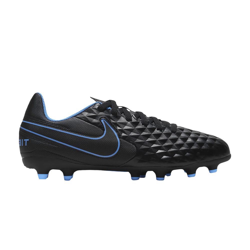 Pre-owned Nike Tiempo Legend 8 Club Mg Gs 'black Light Photo Blue' | Kid's Size 5