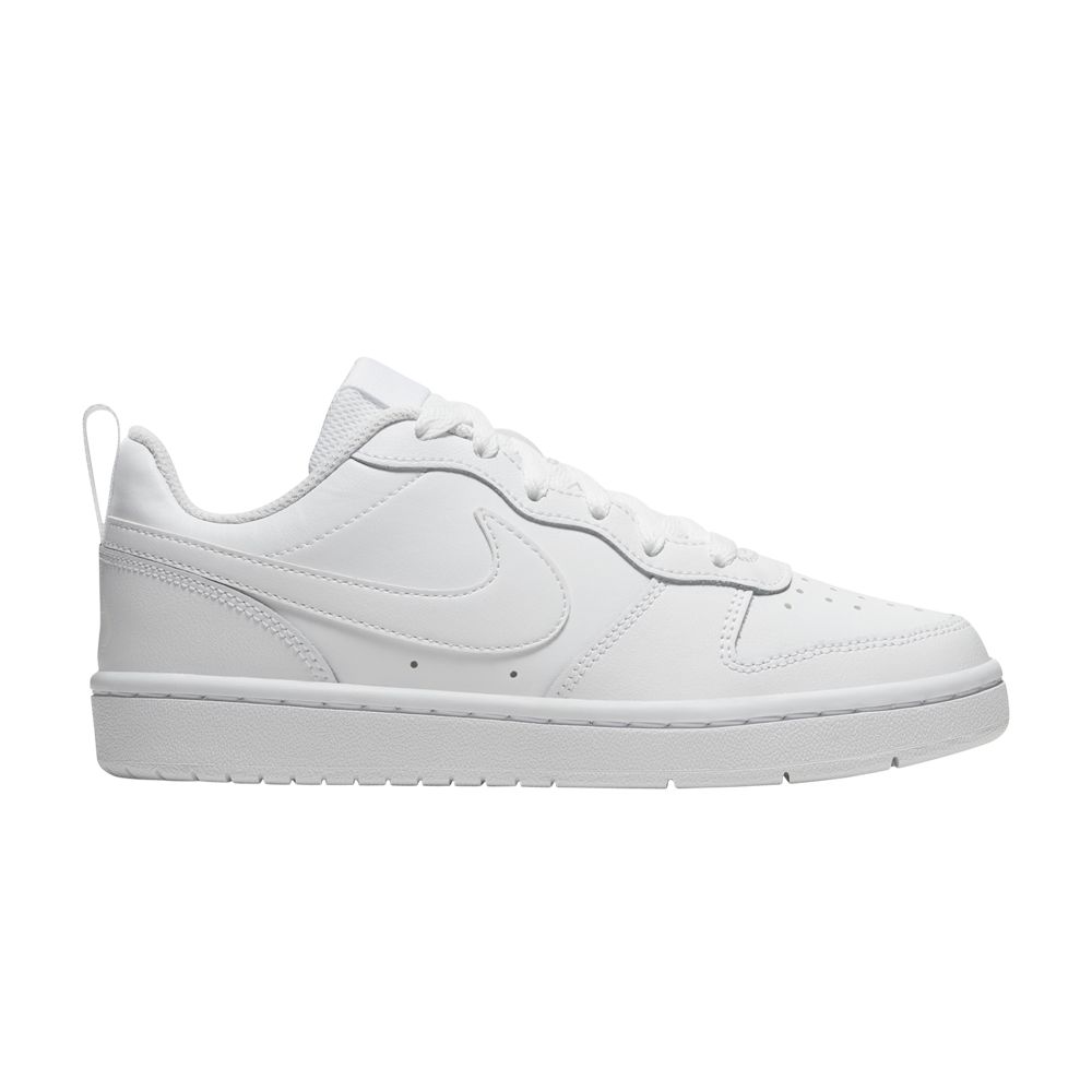 Pre-owned Nike Court Borough Low 2 Gs 'triple White' | Kid's Size 5