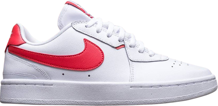 Wmns Court Blanc 'White Track Red'