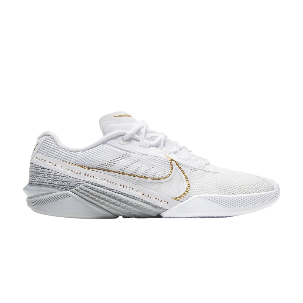 Nike Wmns React Metcon Turbo 'White Metallic Gold' | Women's Size 9.5