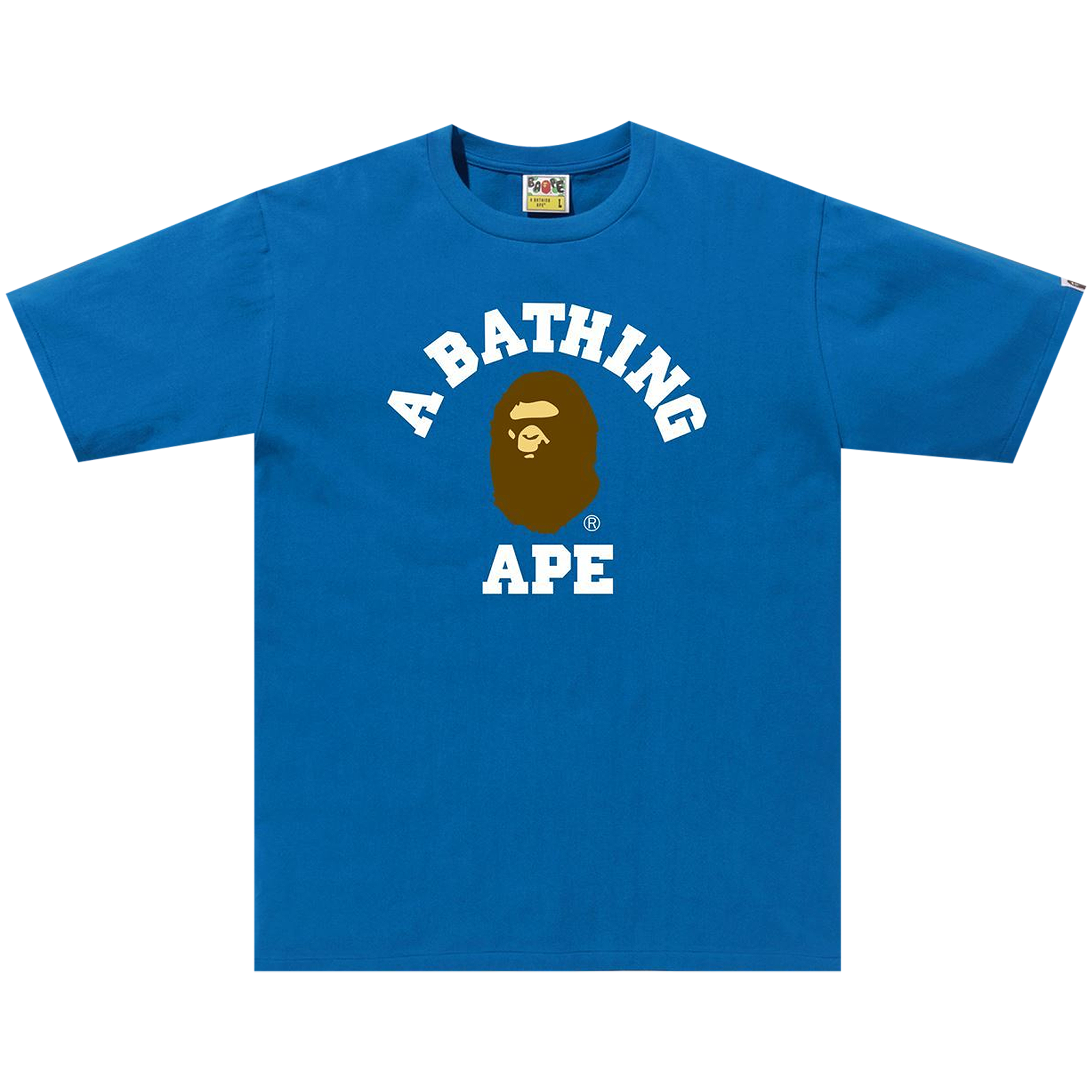 Pre-owned Bape College Tee 'blue'