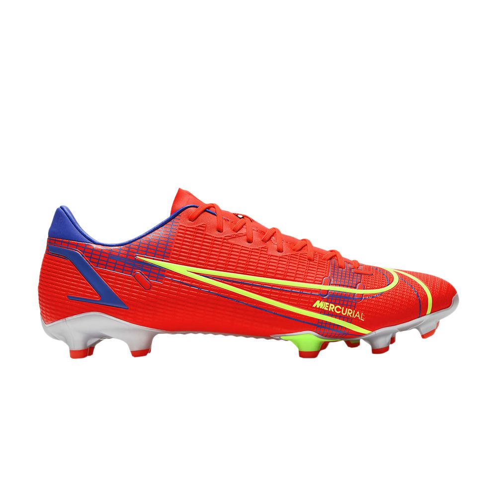 Pre-owned Nike Mercurial Vapor 14 Academy Fg Mg 'bright Crimson Indigo Burst' In Red