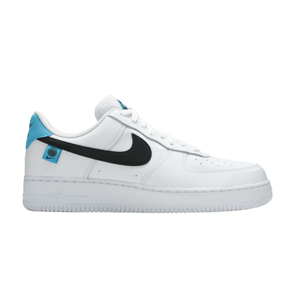 Nike Air Force 1 '07 Low 'Worldwide Pack - Blue Fury' | White | Men's Size 15