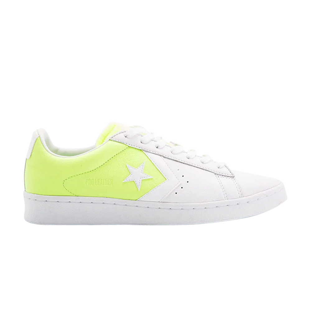 Pre-owned Converse Pro Leather Low 'white Ghost Green'