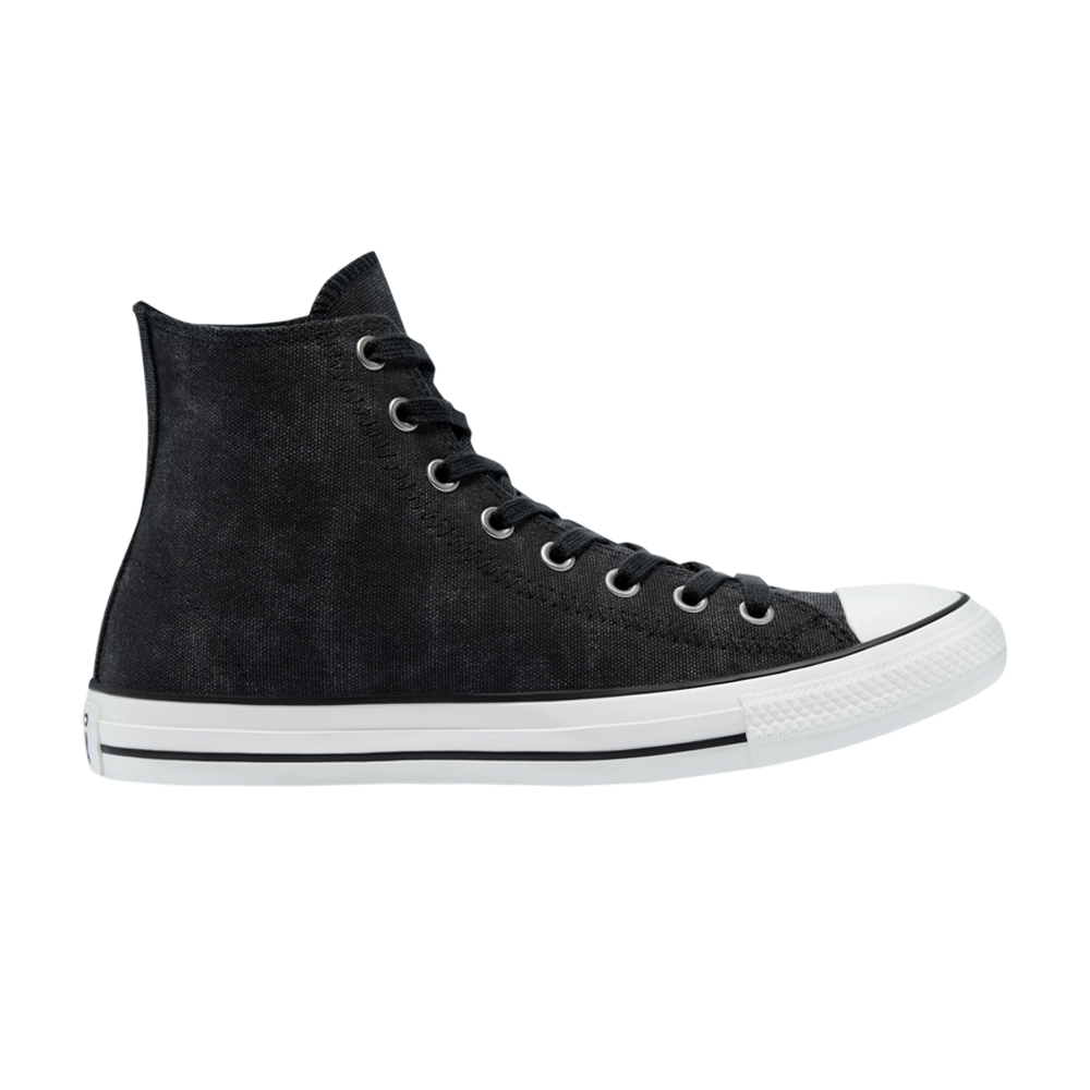 Pre-owned Converse Chuck Taylor All Star High 'washed Canvas - Black'