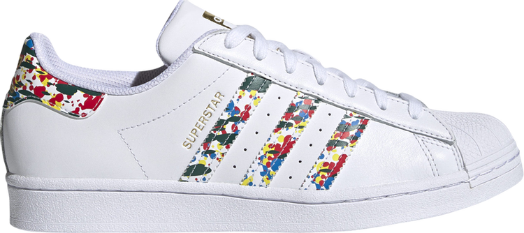 adidas Superstar Shoes White Splatter FX5540