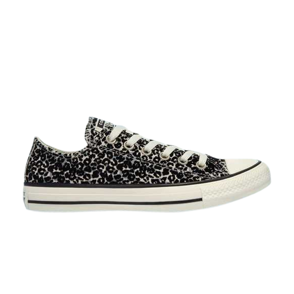 Pre-owned Converse Chuck Taylor All Star Low 'leopard' In Black