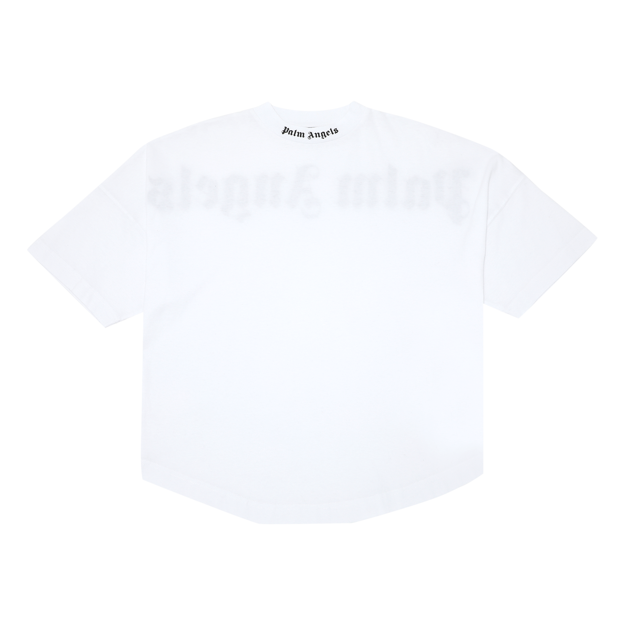 Pre-owned Palm Angels Classic Logo Over Tee 'white/black'