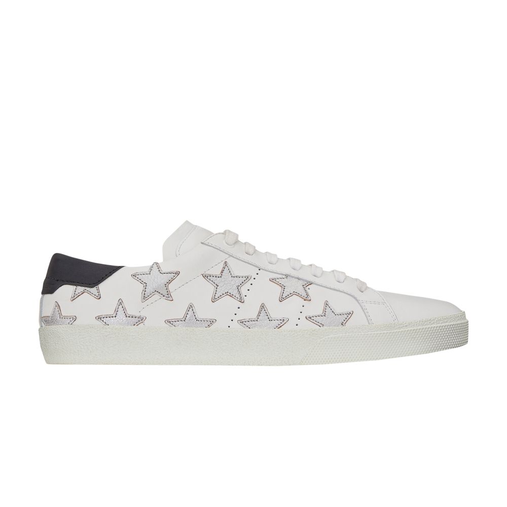 Pre-owned Saint Laurent Wmns Court Classic Sl-06 'white Metallic' | Women's Size 41