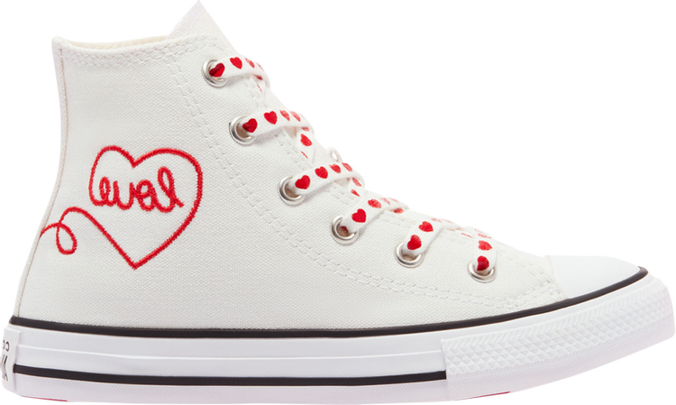 Chuck Taylor All Star High GS 'Valentine's Day - White'