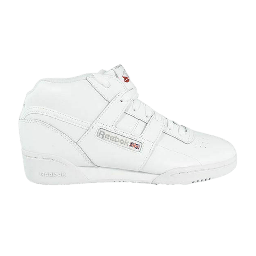 reebok workout mid white