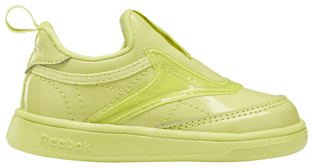 Reebok Cardi B x Club C Slip On 3 Toddler High Vis Green