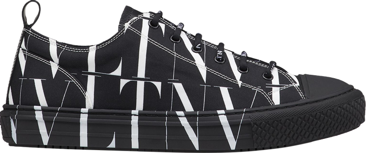 Valentino Giggies Low 'VLTN Times Allover Print - Black'