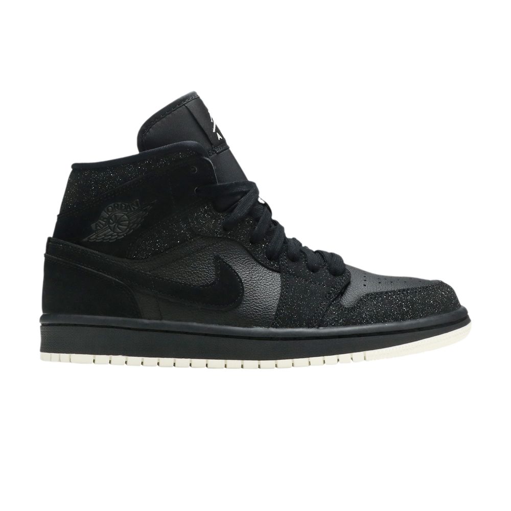 Wmns Air Jordan 1 Mid 'Black Glitter' | Women's Size 7.5