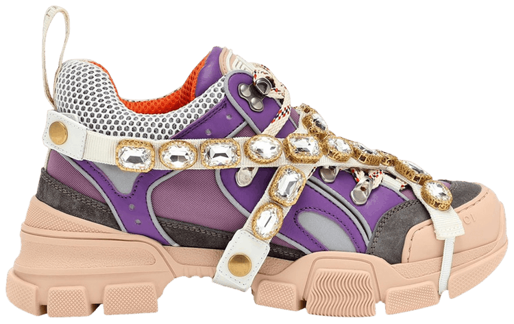 Gucci Wmns Flashtrek Crystals   New Lavender
