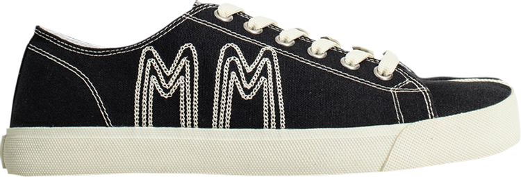 Maison Margiela Tabi 'Embroidered Logo - Black'