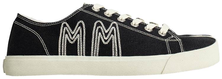 『Maison Margiela』カレンダー4ステッチロゴ★Tabi スニーカー Buy Maison Margiela Tabi 'Embroidered Logo - Black
