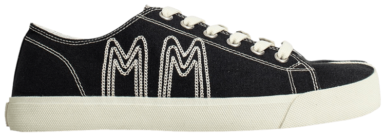 Maison Margiela Tabi 'Embroidered Logo - Black'