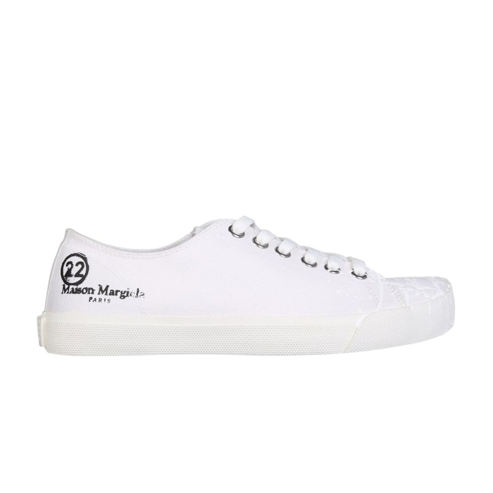 Pre-owned Maison Margiela Wmns Tabi 'paint Splatter - White' | Women's Size 40
