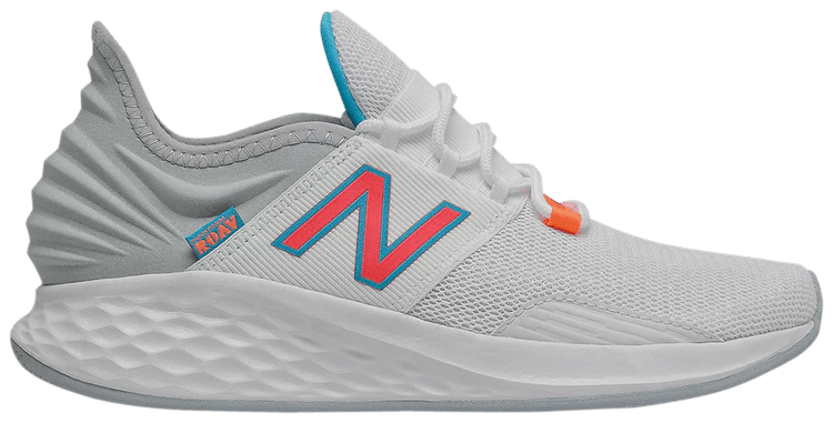 New Balance Wmns Fresh Foam Roav 2E Wide White Vivid Coral
