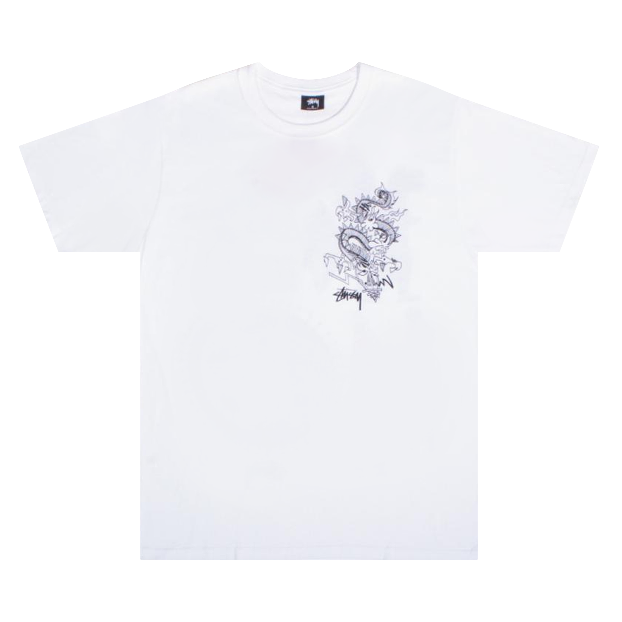 Pre-owned Stussy Funky Tribe Tee 'white'
