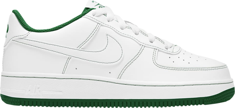 Nike Sz 11.5 Low White Pine Green Star Air Force 1 *AF1 82 * 313642-131  Sneakers 