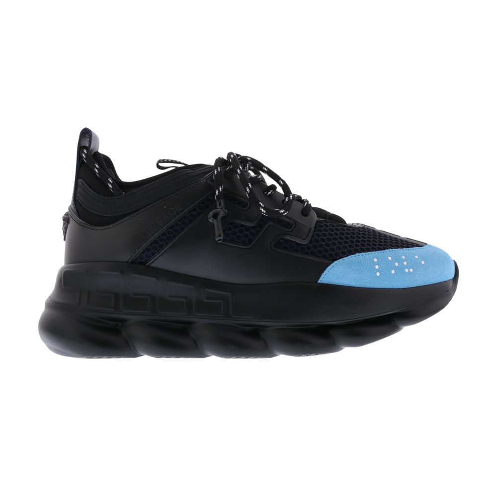 Pre-owned Versace Chain Reaction 'black Blue Night' | Men's Size 40