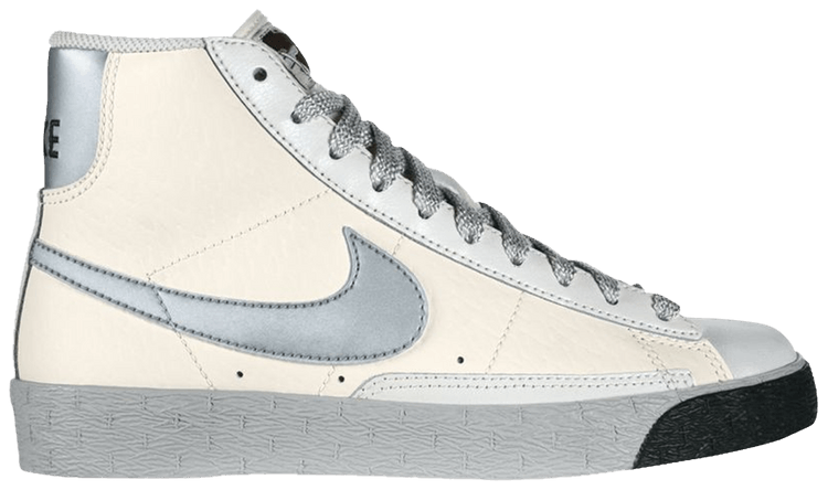 Buy Nike Wmns Blazer High 'Soft Pearl Metallic Silver