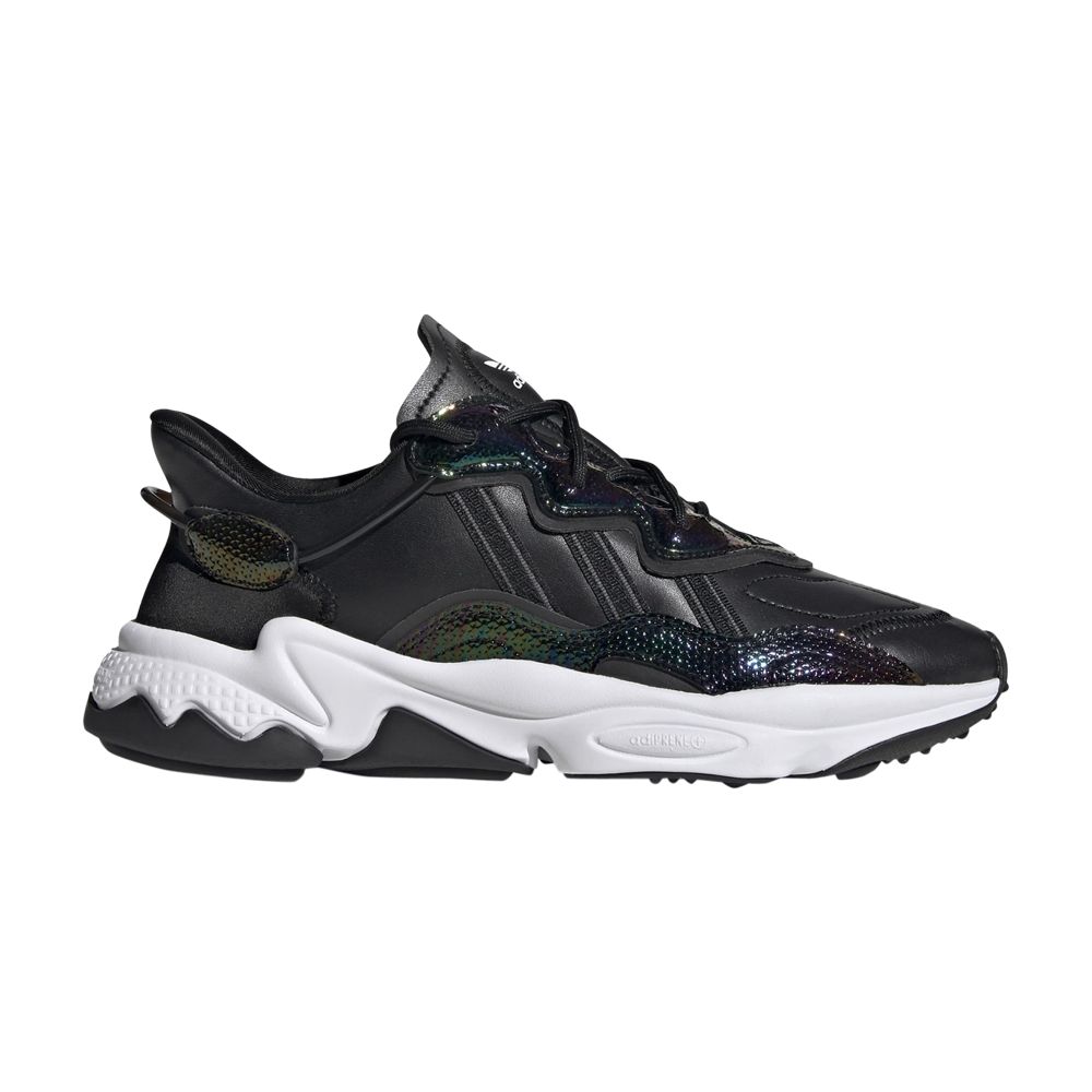 Pre-owned Adidas Originals Wmns Ozweego 'rainbow Glow' In Black