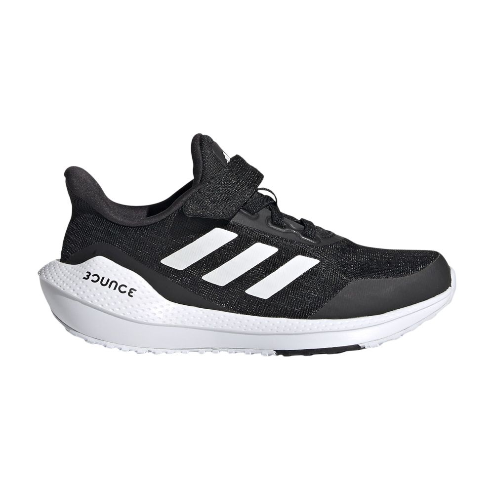 Pre-owned Adidas Originals Adidas Eq21 Run Velcro J 'black White' | Kid's Size 1.5