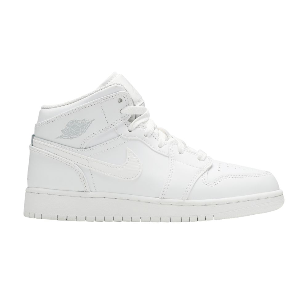Air Jordan 1 Retro Mid GS 'Triple White' | Kid's Size 4