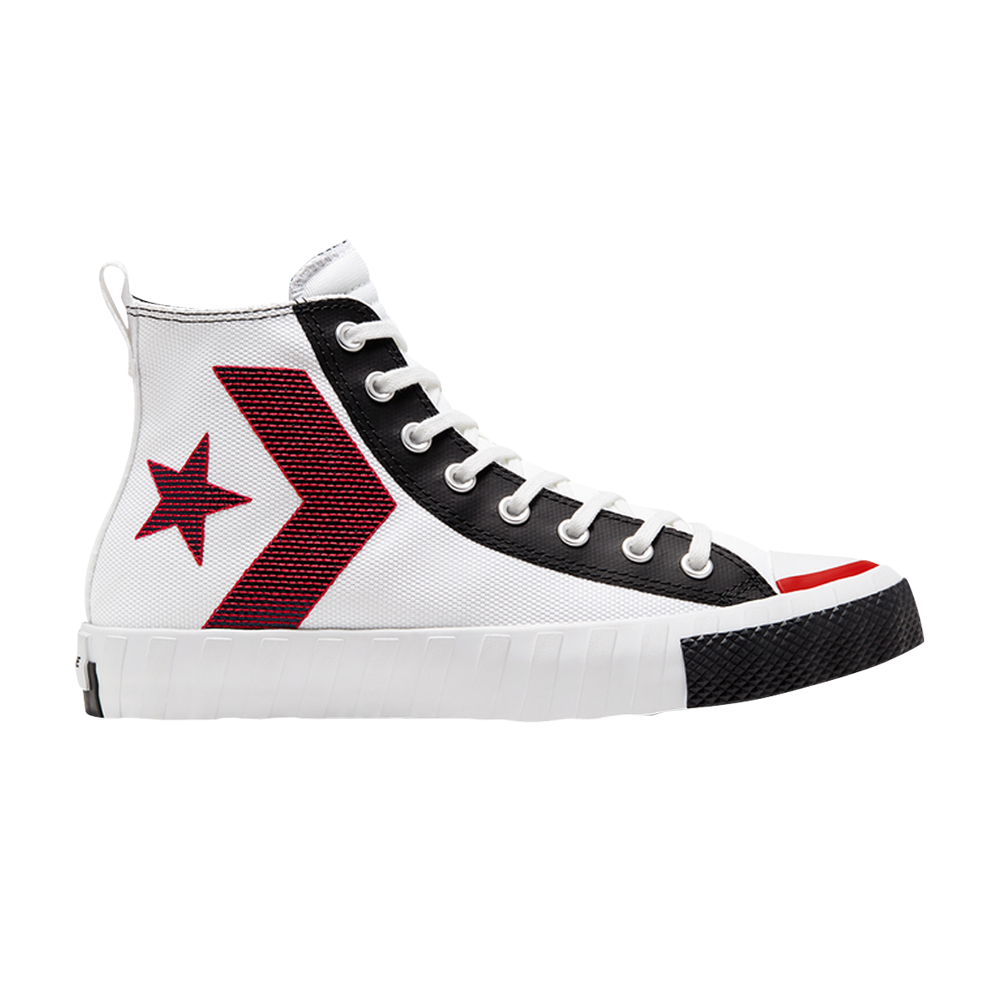 Pre-owned Converse Unt1tl3d High 'not A Chuck - White University Red'