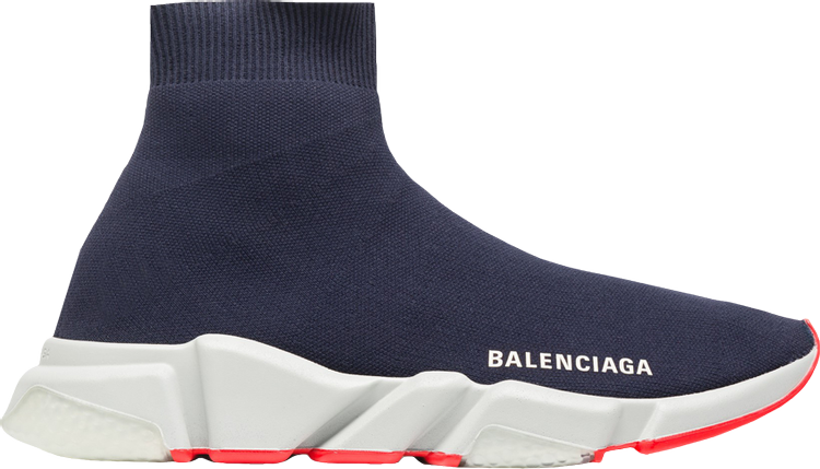 Balenciaga Speed Sneaker 'Clear Sole - Navy'