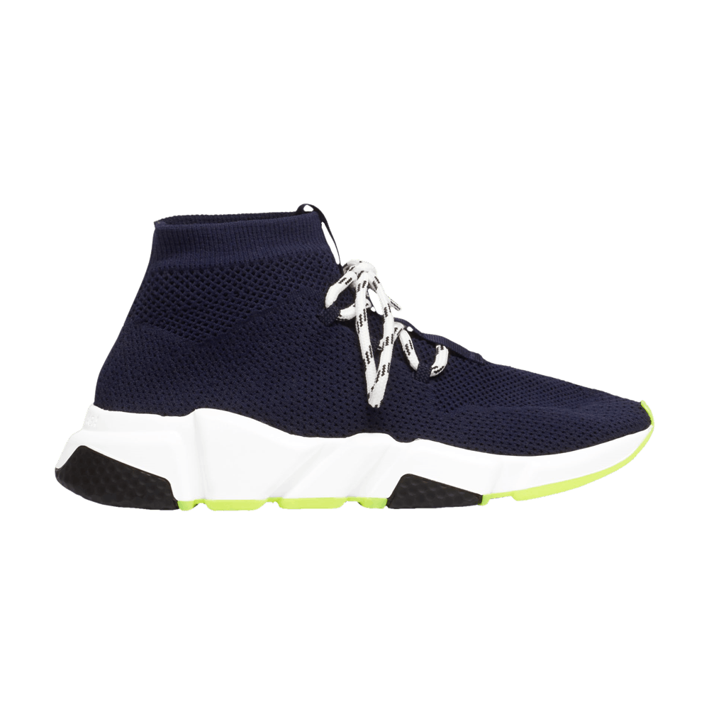 Balenciaga speed lace up navy clearance