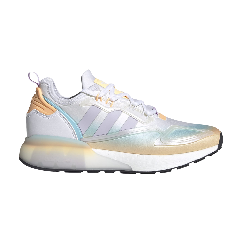 Pre-owned Adidas Originals Wmns Zx 2k Boost 'space Race' In White