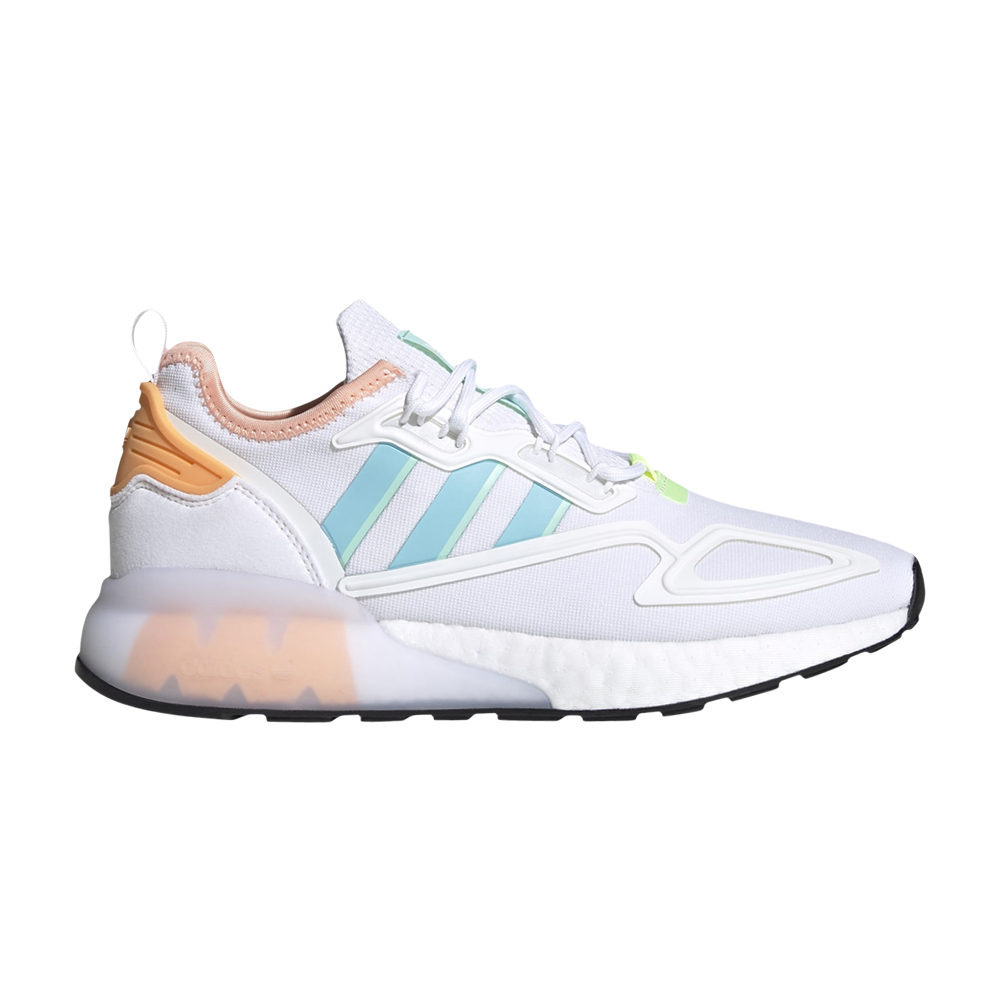 Pre-owned Adidas Originals Wmns Zx 2k Boost 'white Hazy Sky Pink'