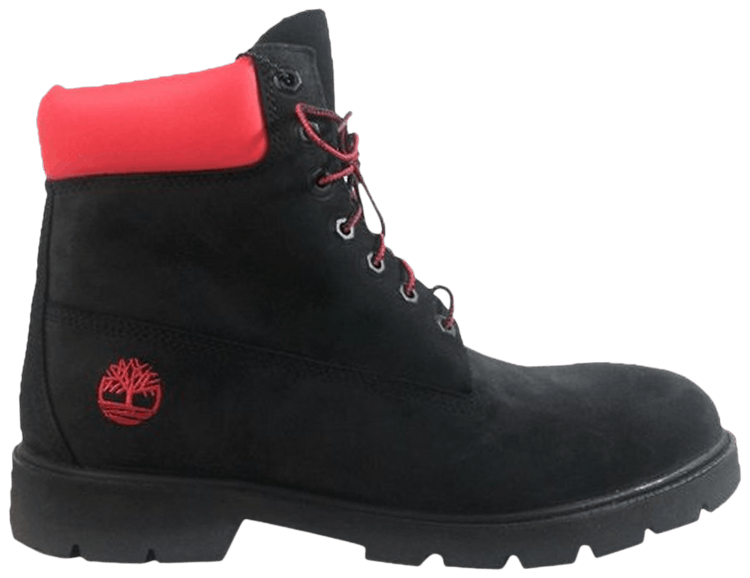Timberland 6 Inch Premium Black Red